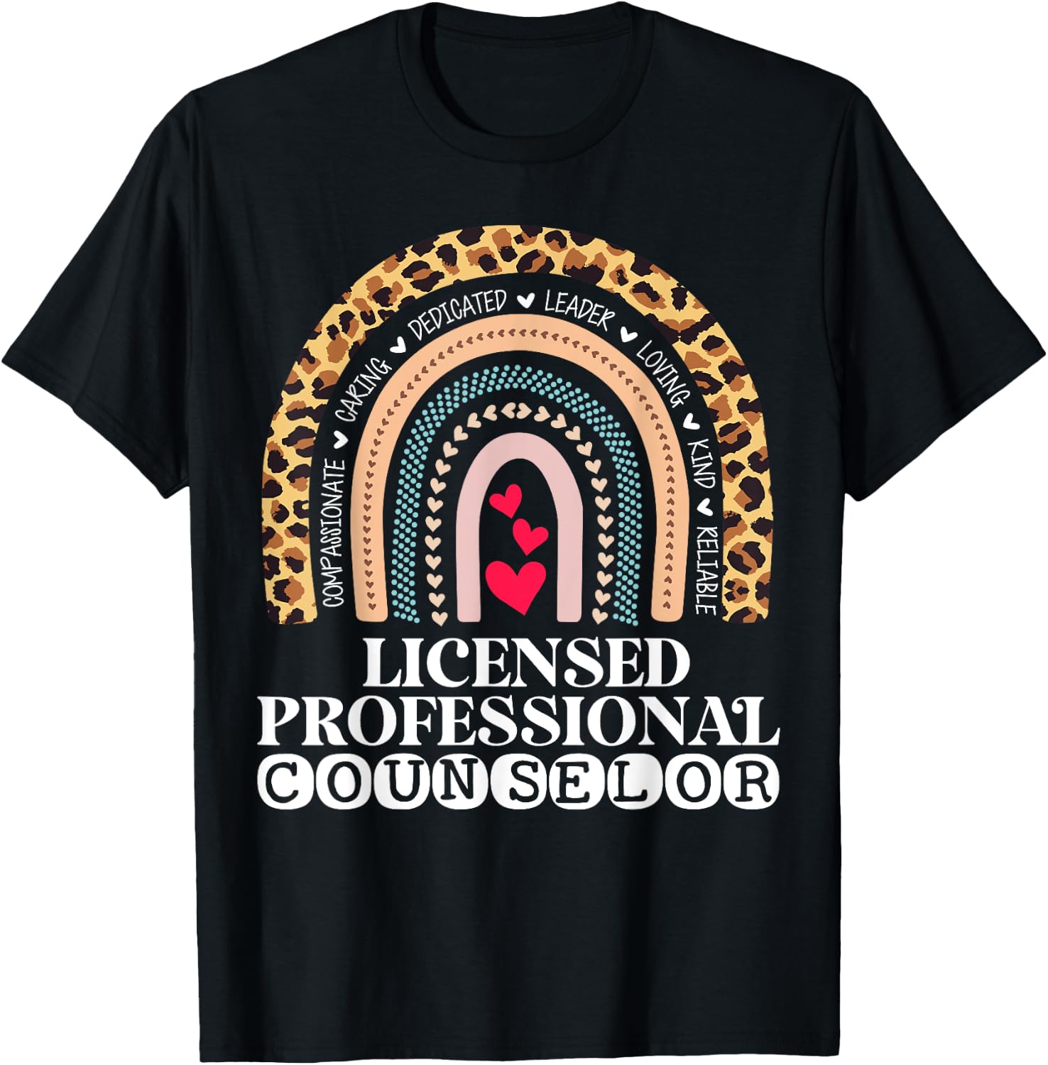 LPC Licensed Professional Counselor School Counseling Office T-Shirt - T-Shirt | Black