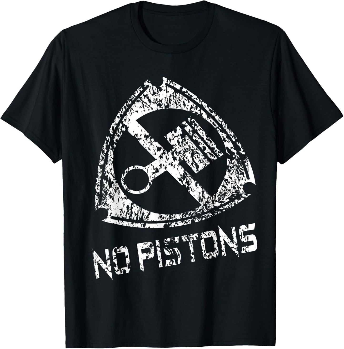 Car Lover without Piston Rotary Motor Wankel T-Shirt - T-Shirt | Black
