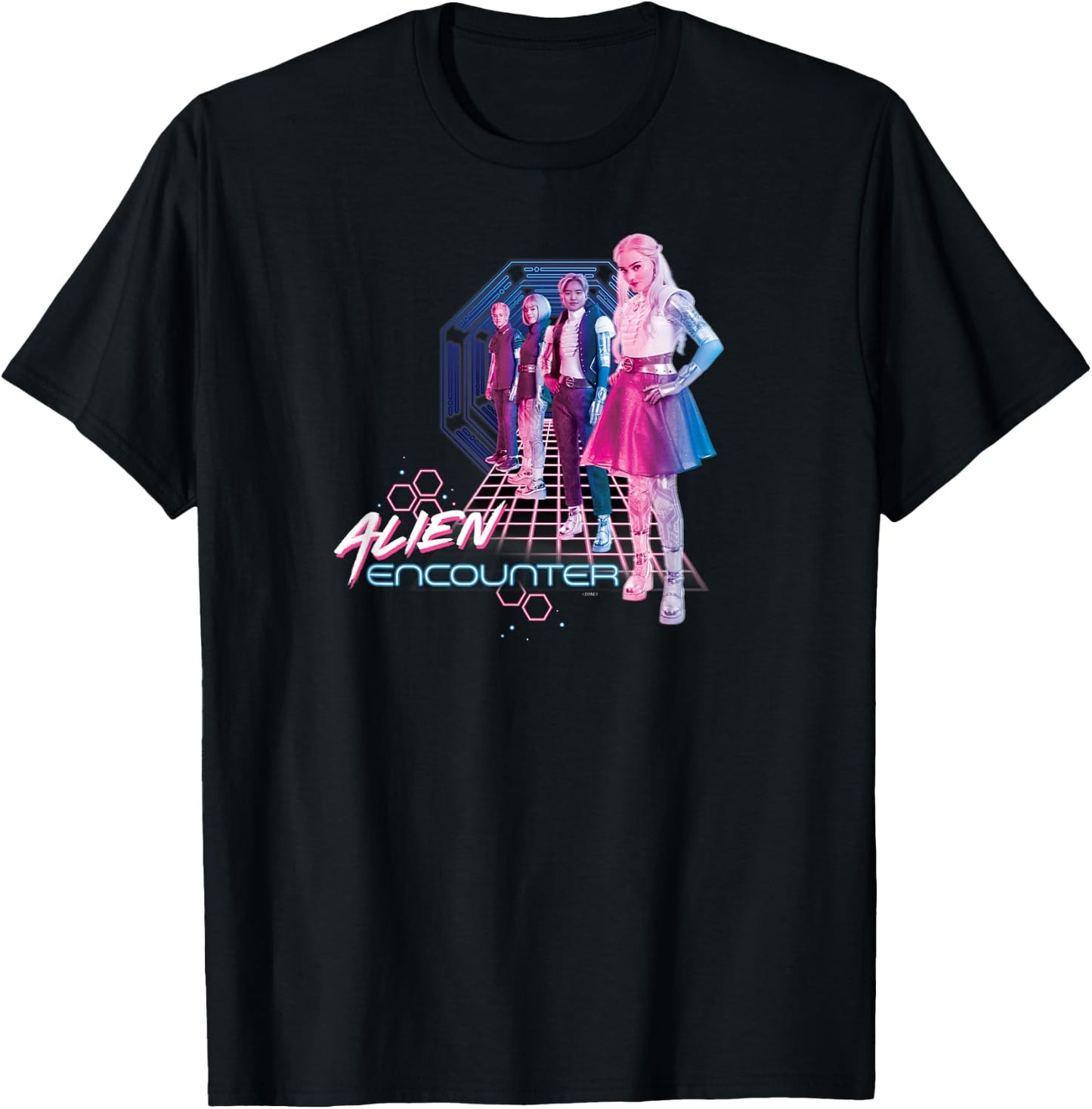 Disney Channel Zombies 3 Addison Alien Encounter T-Shirt - T-Shirt | Black