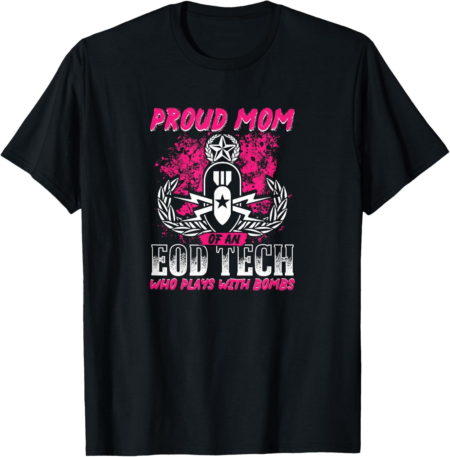 EOD Explosive Ordnance Disposal Master Badge T-Shirt - T-Shirt | Black