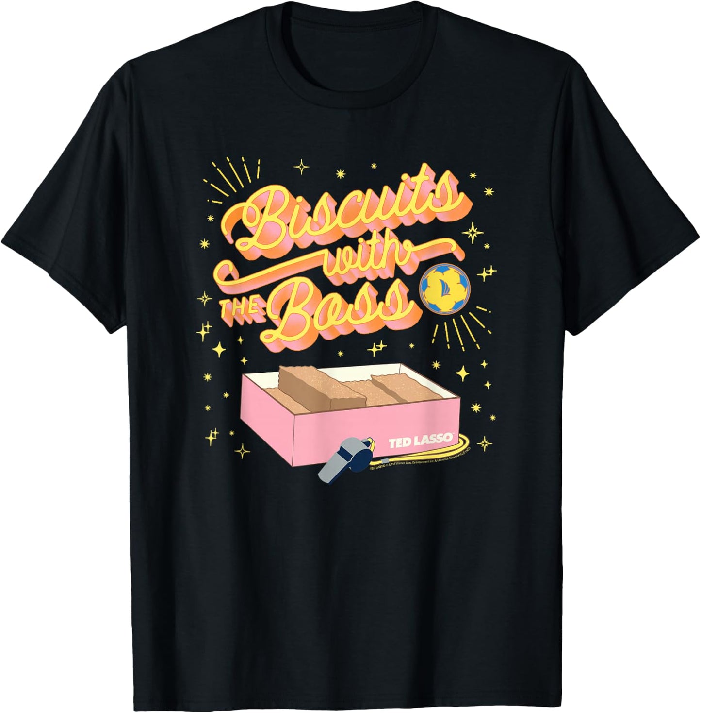 Ted Lasso Biscuits with The Boss Small T-Shirt - T-Shirt | Black