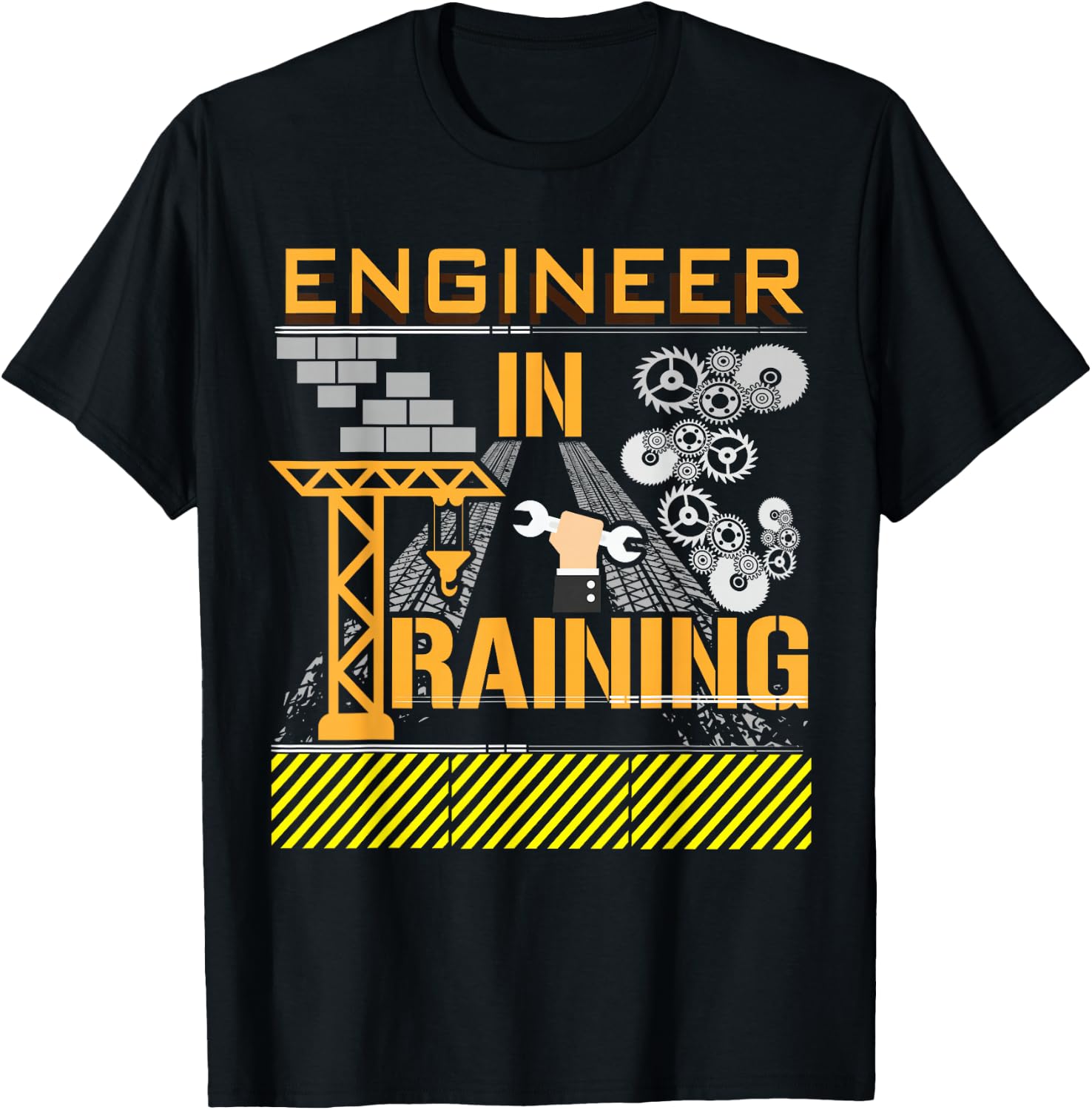 Engineer in Training Engineering Student Tea Gift T-Shirt - T-Shirt | Black