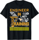 Engineer in Training Engineering Student Tea Gift T-Shirt - T-Shirt | Black