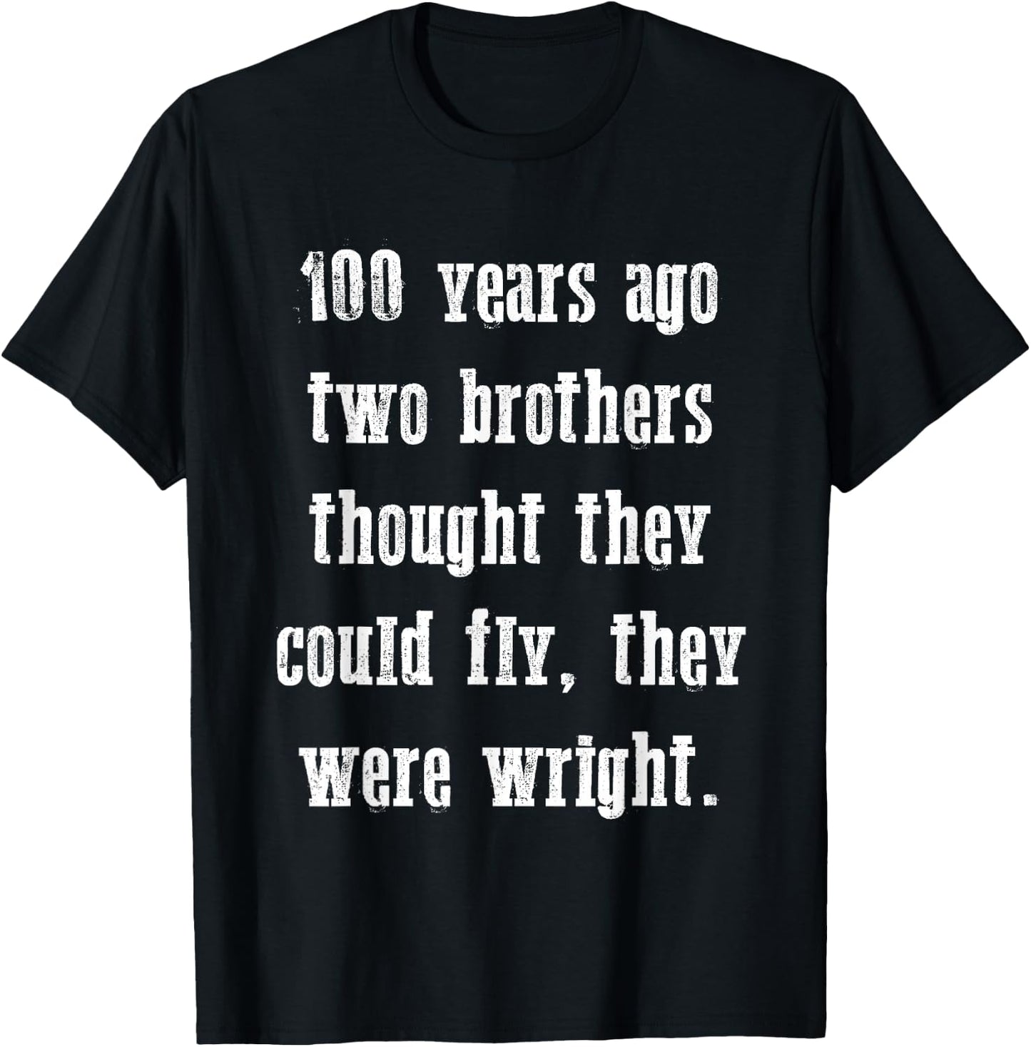 Funny Flight history Wright Brothers Aviation Pilot Gift T-Shirt - T-Shirt | Black