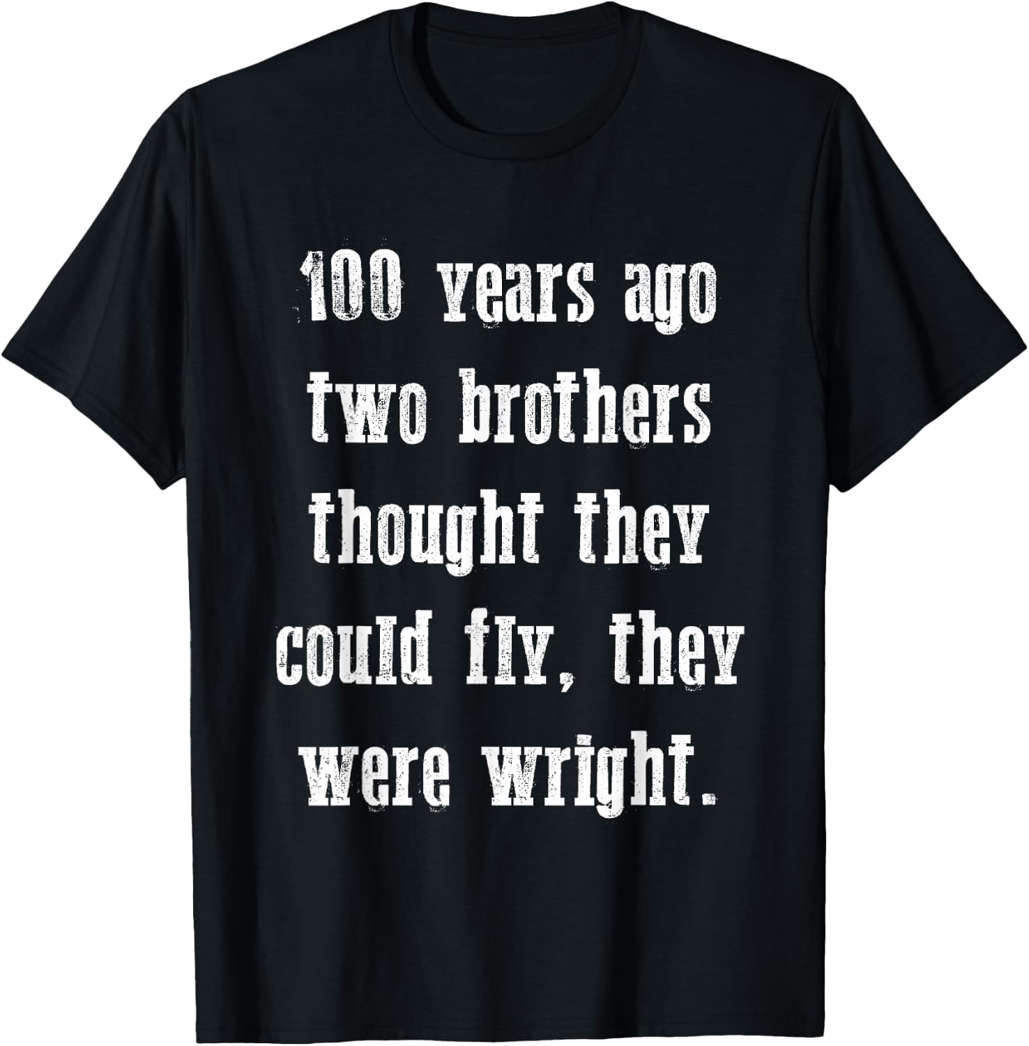 Funny Flight history Wright Brothers Aviation Pilot Gift T-Shirt - T-Shirt | Black