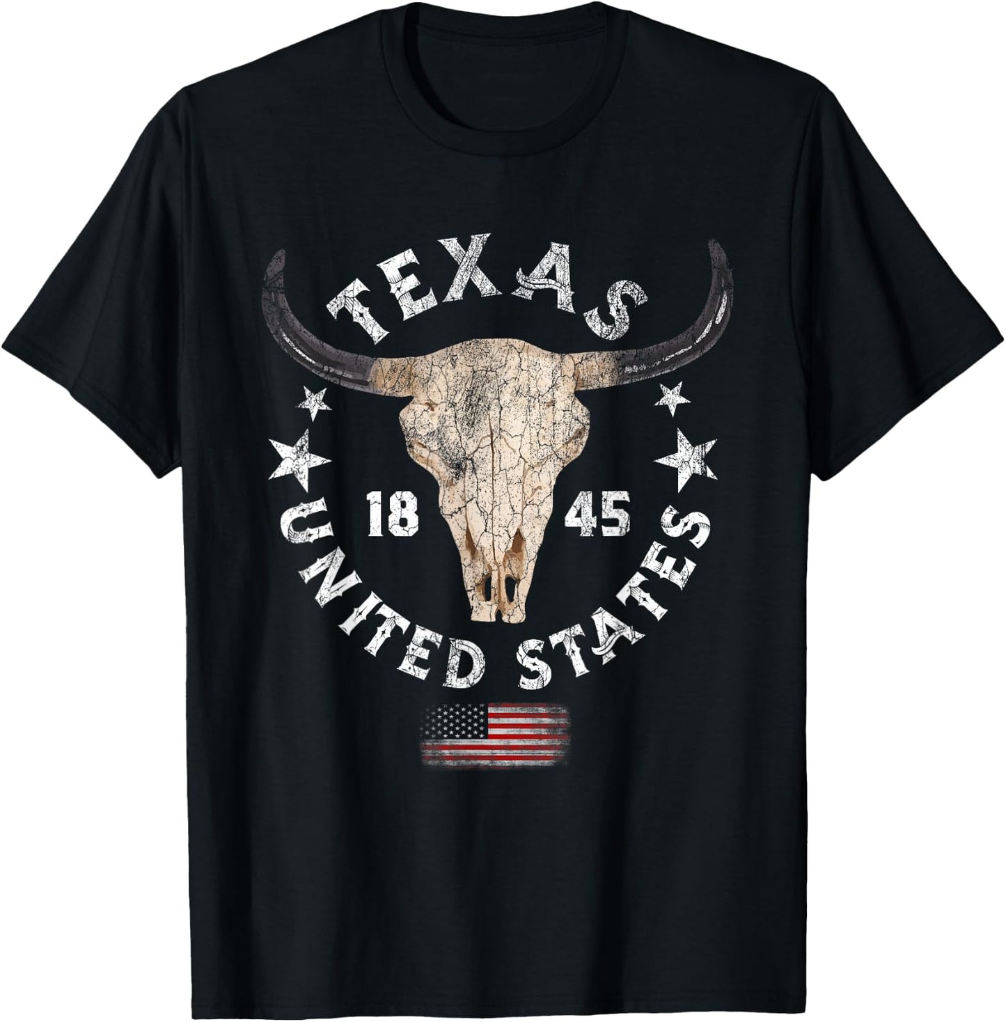 Texas - USA - Pride Since 1845 Texas Fan T-Shirt - T-Shirt | Black