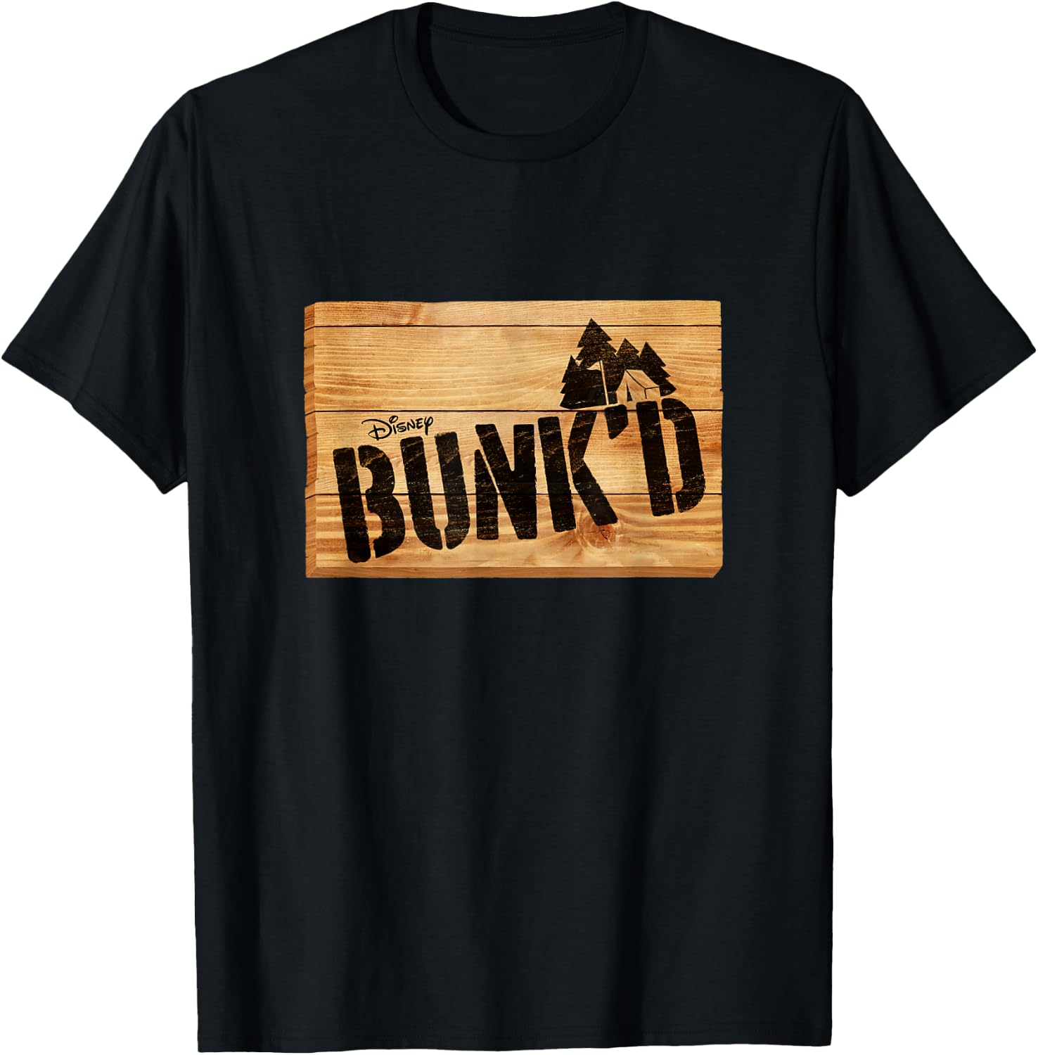 Disney Channel Bunk'd logo T-Shirt - T-Shirt | Black