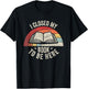 Retro Vintage I Closed My Book to Be Here Book Lover Reading T-Shirt - T-Shirt | Black