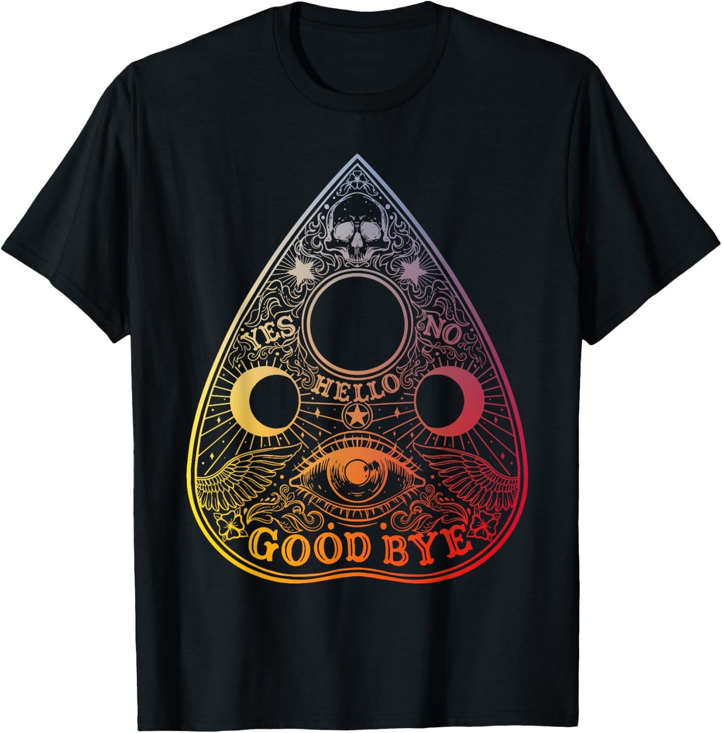 Ouija Board Planchette Gothic Paranormal Halloween Costume T-Shirt - T-Shirt | Black