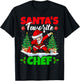 Xmas Dabbing Santa's Favorite Chef Christmas T-Shirt - T-Shirt | Black