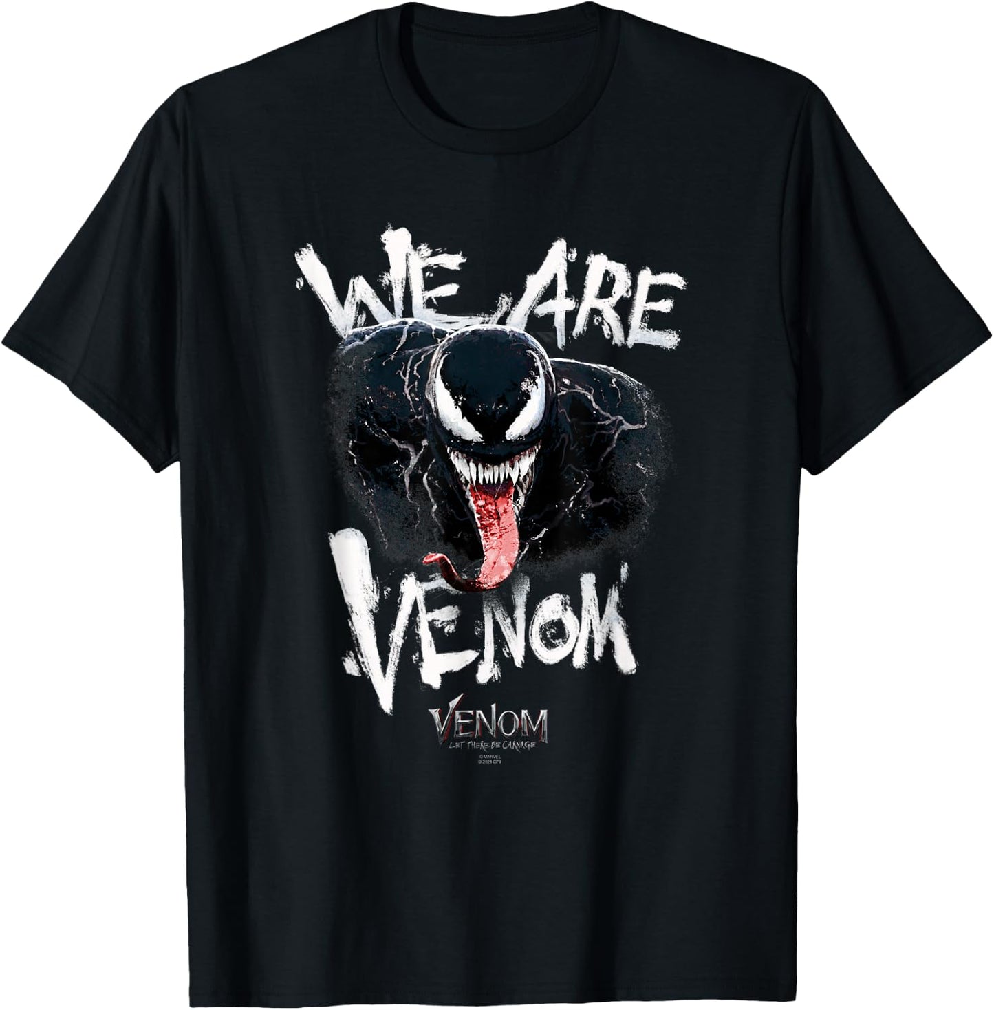Marvel Venom: Let There Be Carnage We are Venom Close Up Small T-Shirt - T-Shirt | Black