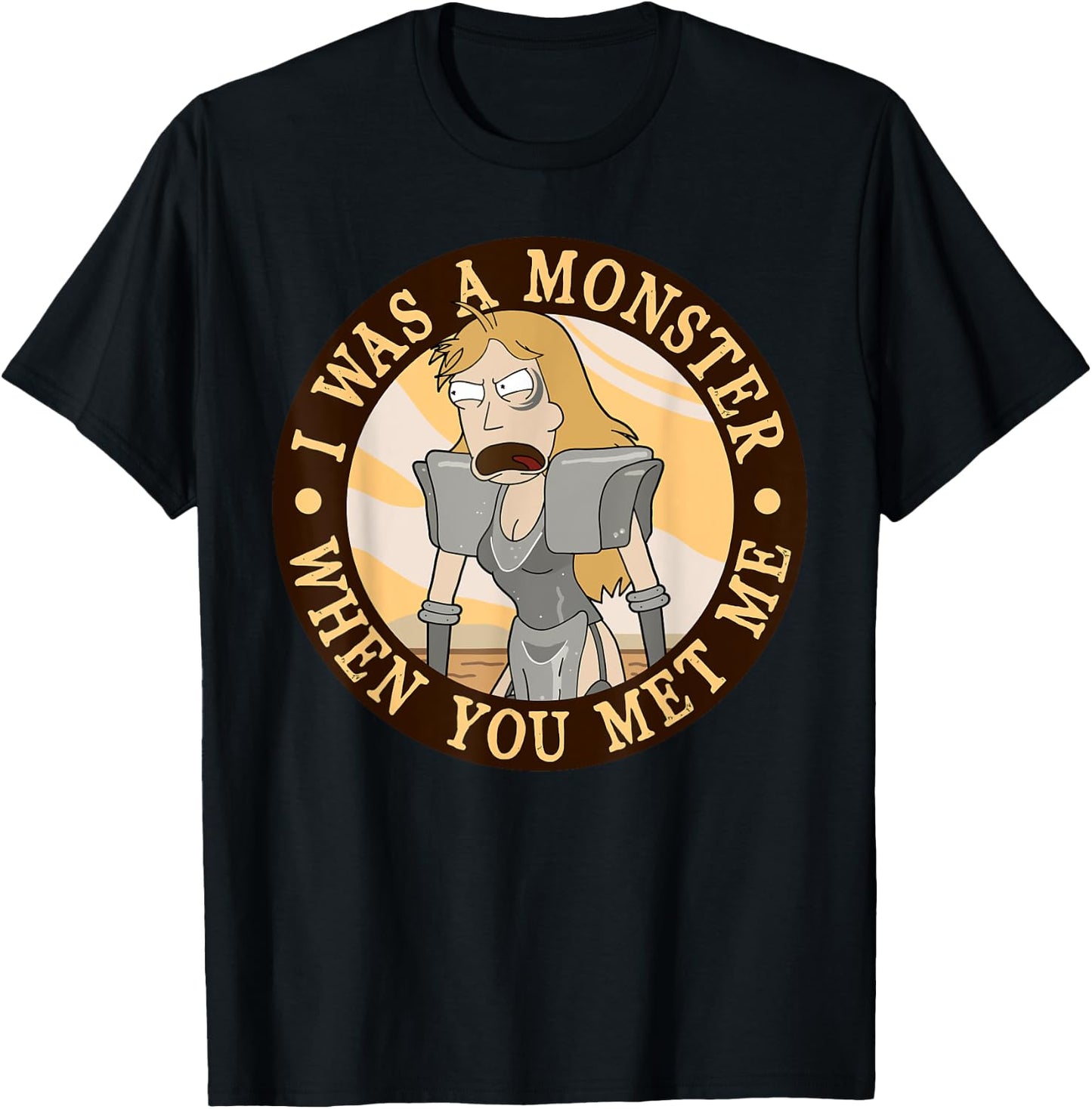 Mademark x Rick and Morty - Rick and Morty Summer Monster T-Shirt - T-Shirt | Black