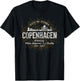 Denmark Retro Copenhagen Vintage T-Shirt - T-Shirt | Black