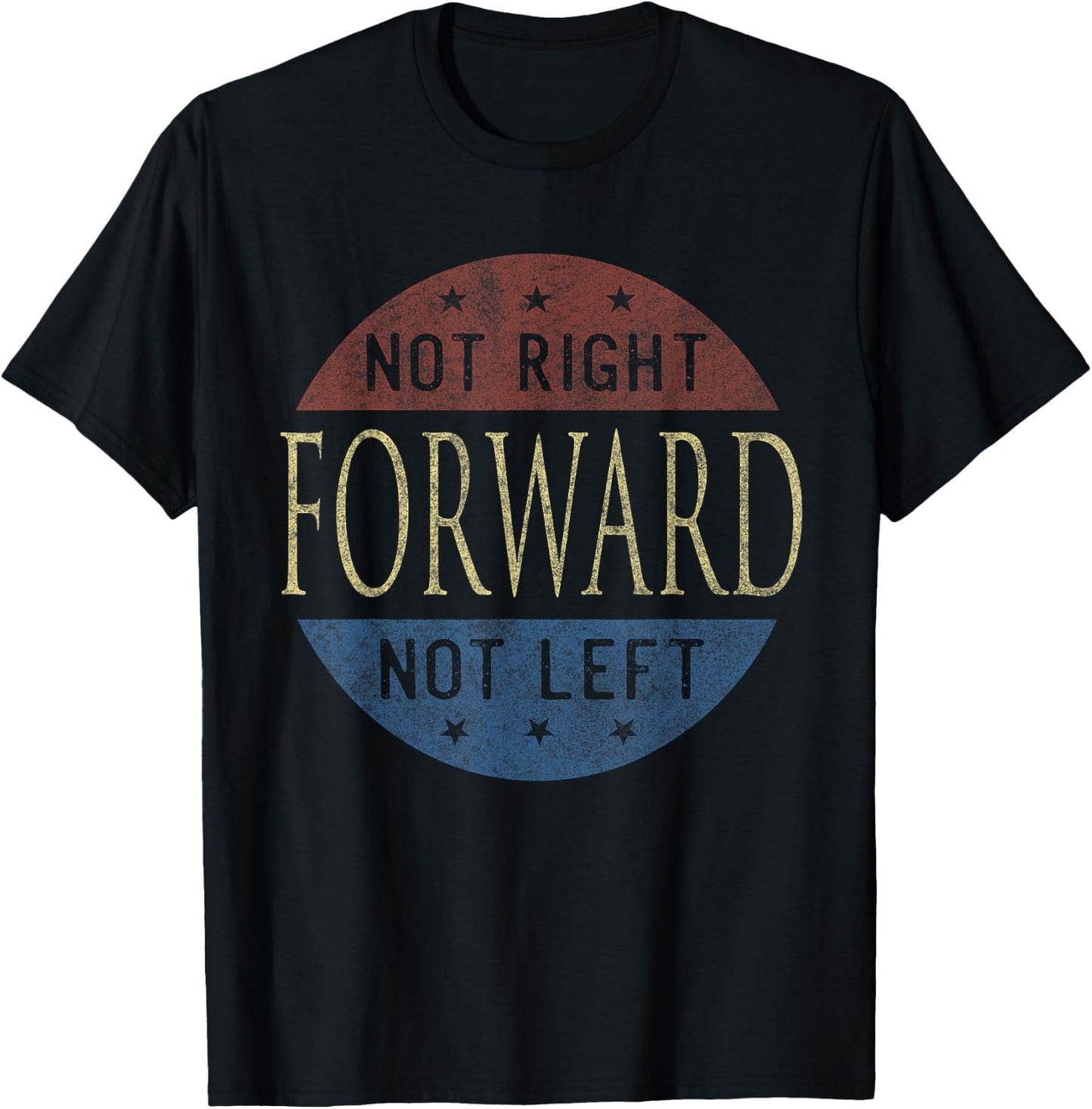 Andrew Yang 2020 Not Left Not Right Forward T-Shirt - T-Shirt | Black
