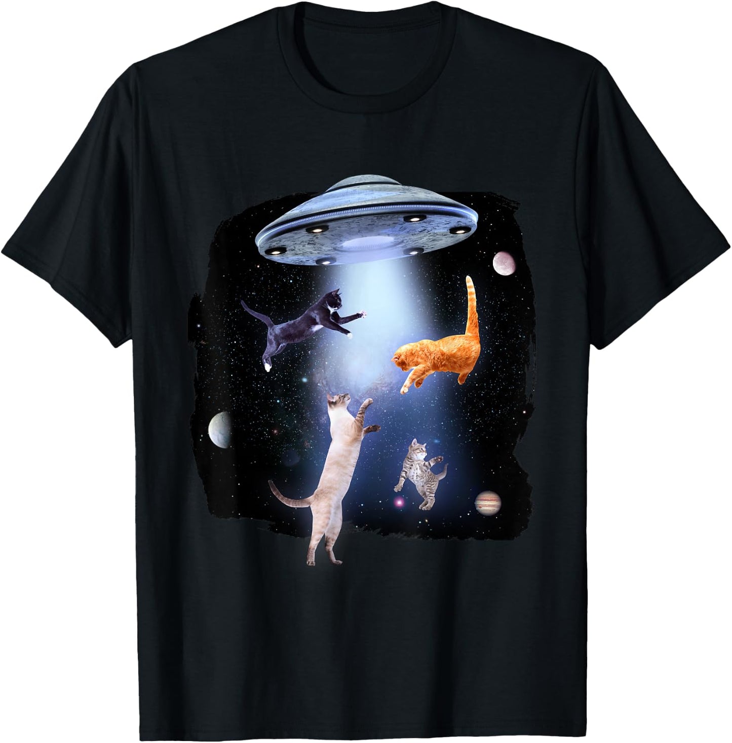 Cat Funny Cat Design T-Shirt - T-Shirt | Black