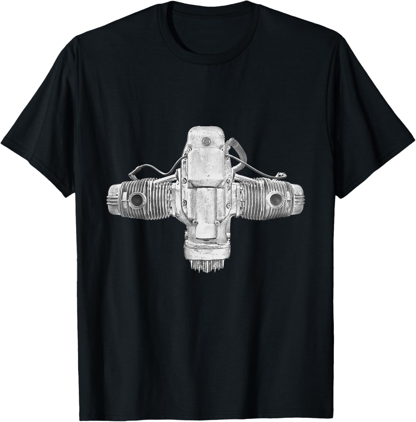 Ural Boxer Engine T-Shirt - T-Shirt | Black