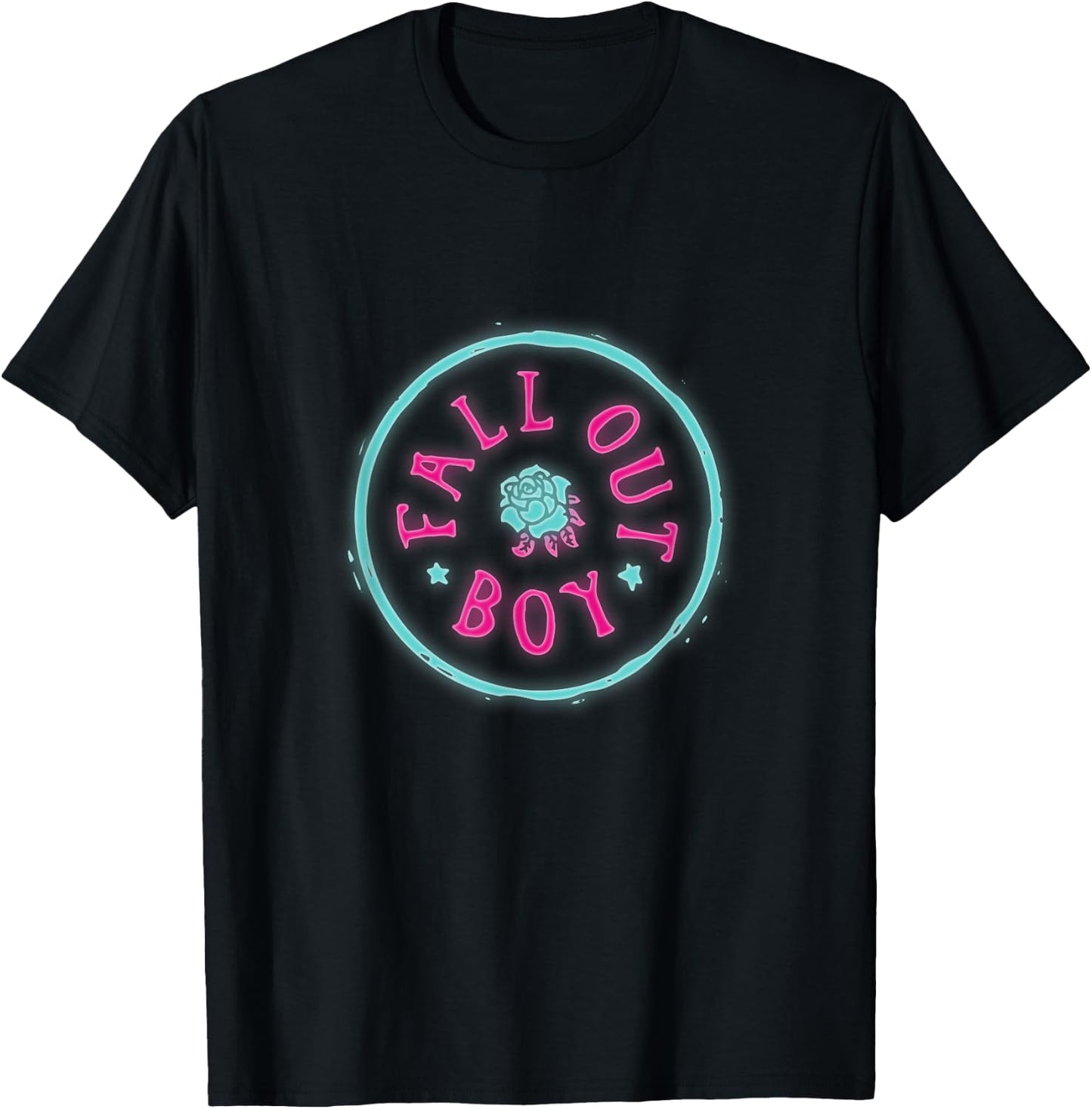 Fall Out Boy - Rose Emblem T-Shirt - T-Shirt | Black