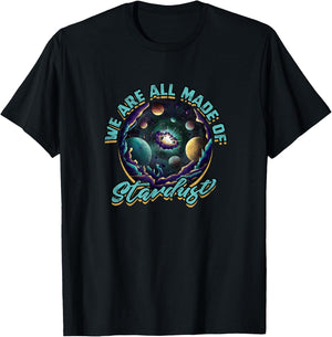 We are all made of stardust - space T-Shirt - T-Shirt | Black