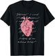 Poe The Beating Tell Tale Hideous Heart Creepy Morbid Design T-Shirt - T-Shirt | Black