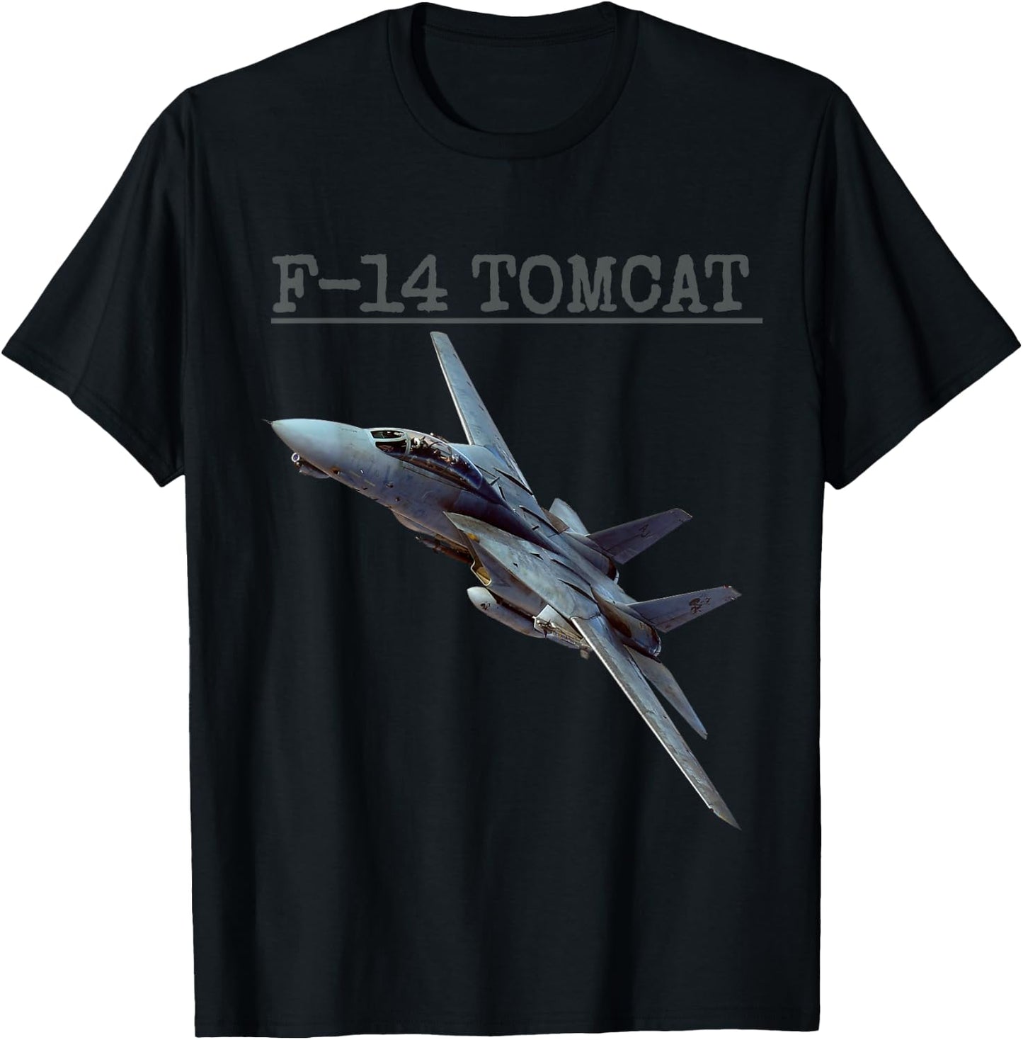 Fun American Naval Aviation "F-14 Tomcat" In Action. T-Shirt - T-Shirt | Black