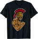 Spartan At The Gym - Muscle Fitness Training T-Shirt - T-Shirt | Black