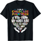 Cute Childcare Provider Heart If You Think My Hands Are Full T-Shirt - T-Shirt | Black