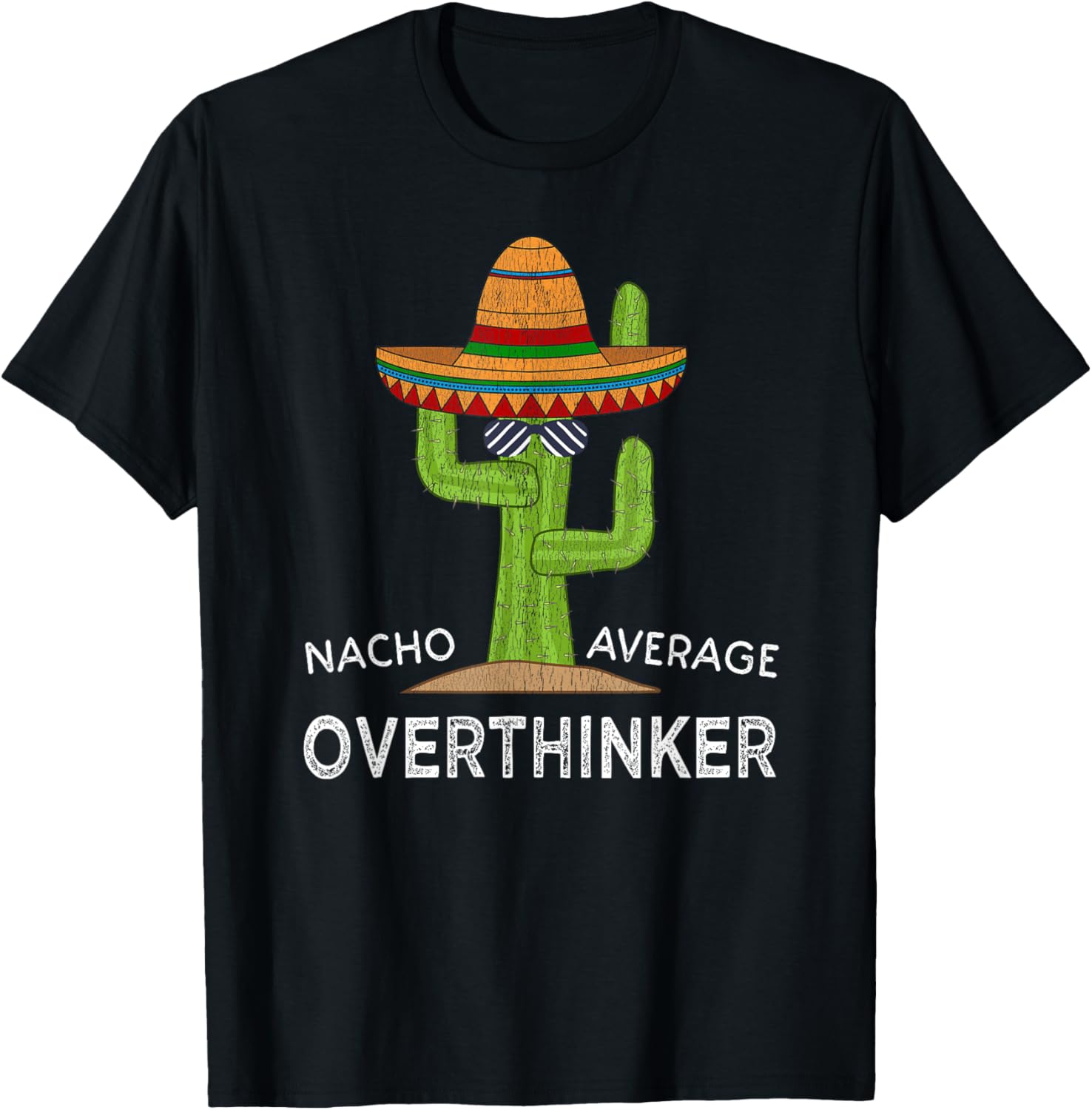 Funny Overthinking Overthinker T-Shirt - T-Shirt | Black