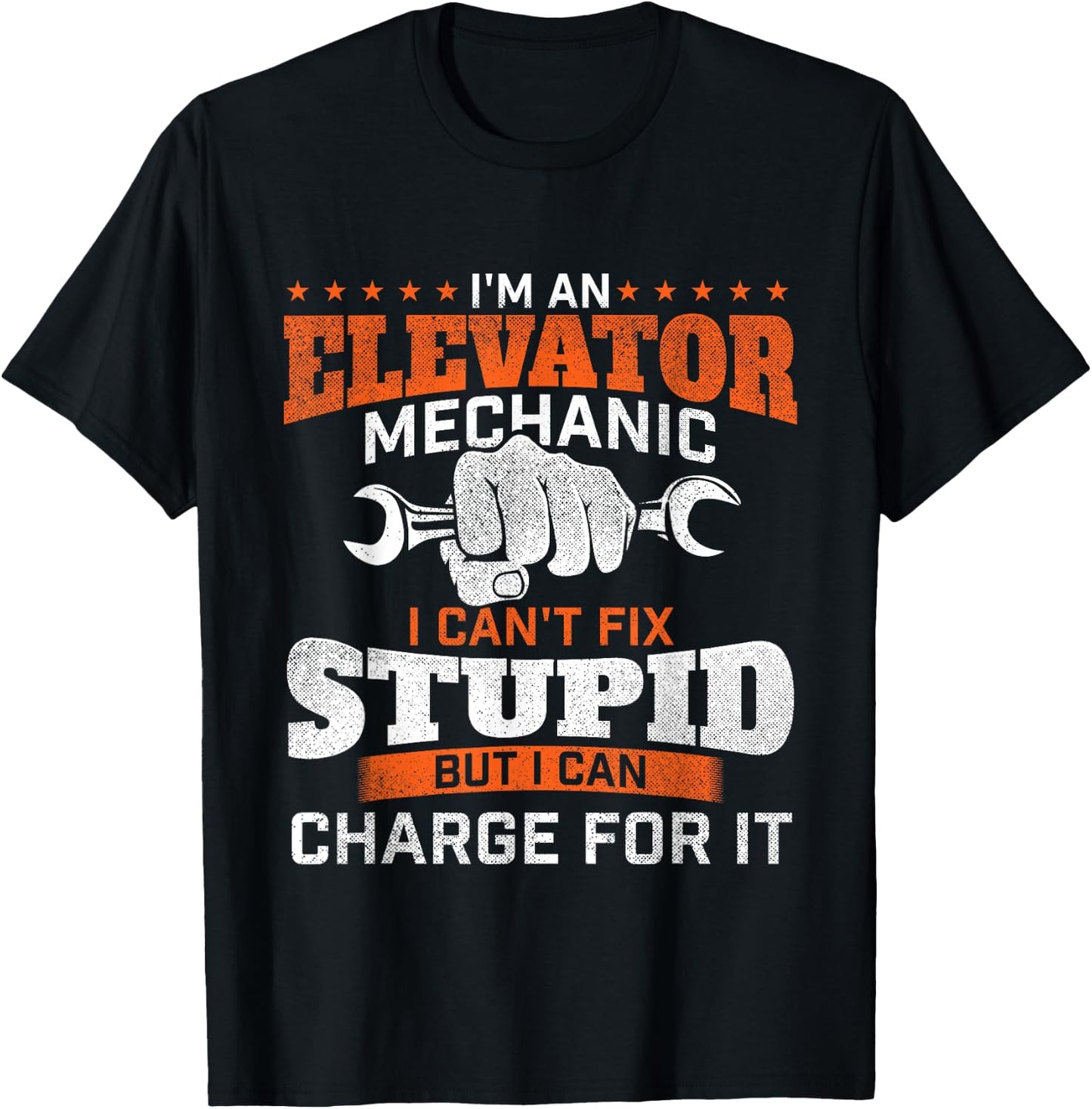 I'm An Elevator Mechanic - Elevator Technician Maintenance T-Shirt - T-Shirt | Black