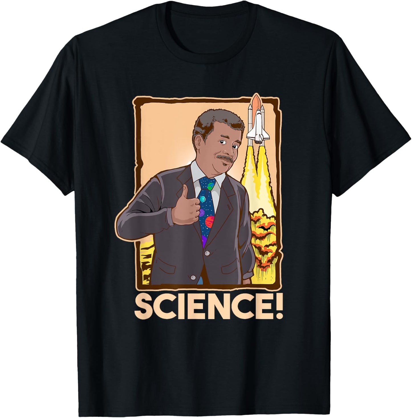 Neil deGrasse Tyson Science T-Shirt - T-Shirt | Black