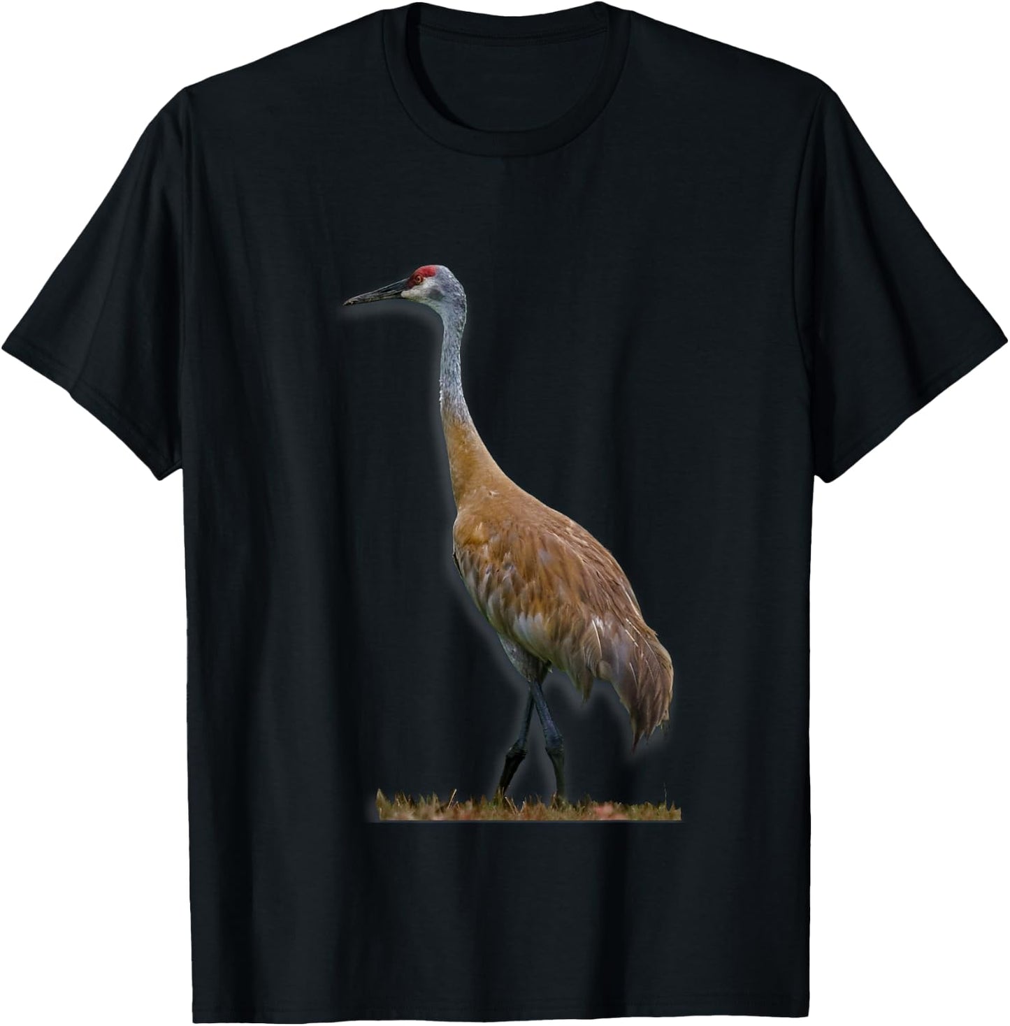 Sandhill Crane T-Shirt - T-Shirt | Black