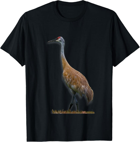 Sandhill Crane T-Shirt - T-Shirt | Black