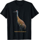 Sandhill Crane T-Shirt - T-Shirt | Black