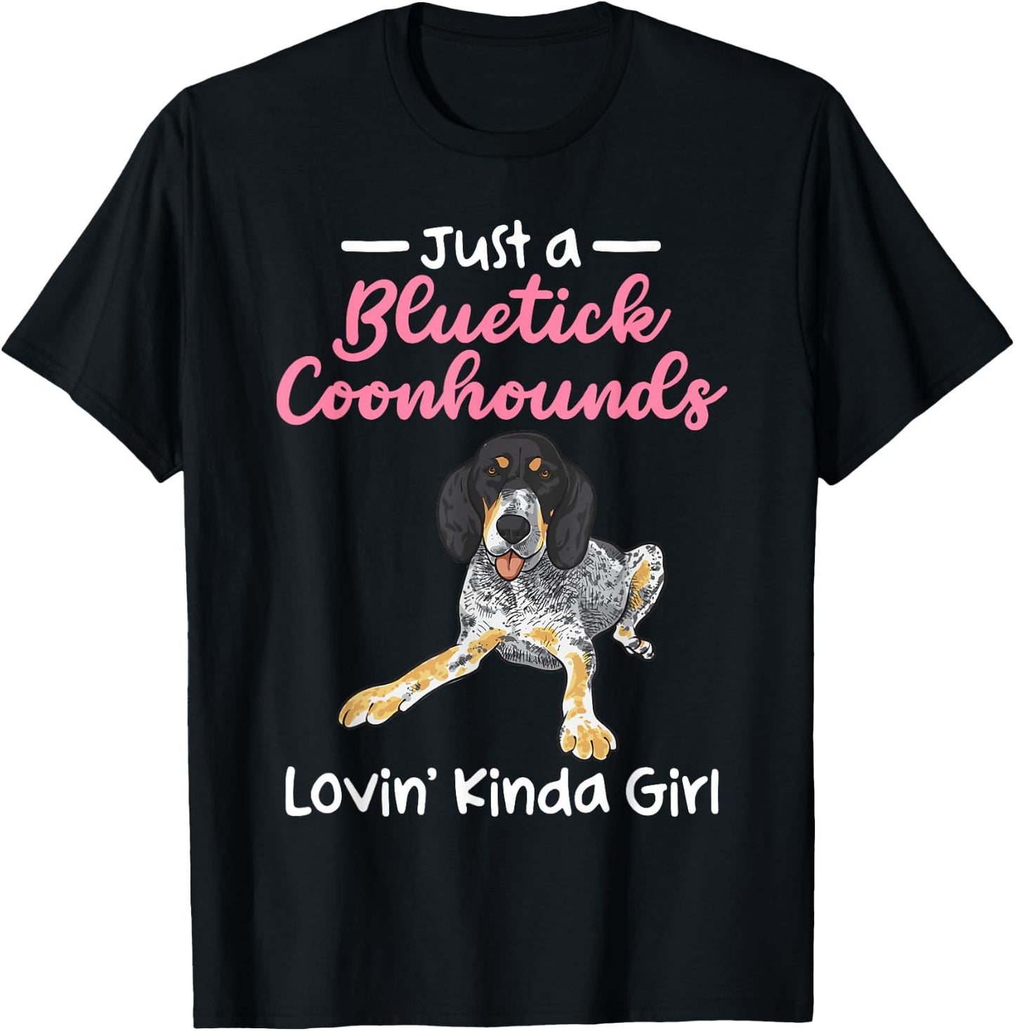 Bluetick Coonhound T-Shirt - T-Shirt | Black