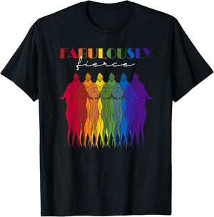 Disney Villains Rainbow Ursula Fabulously T-Shirt - T-Shirt | Black