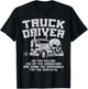 Truck Driver We Willing Led Unknowing Trucking Trucker Gift T-Shirt - T-Shirt | Black