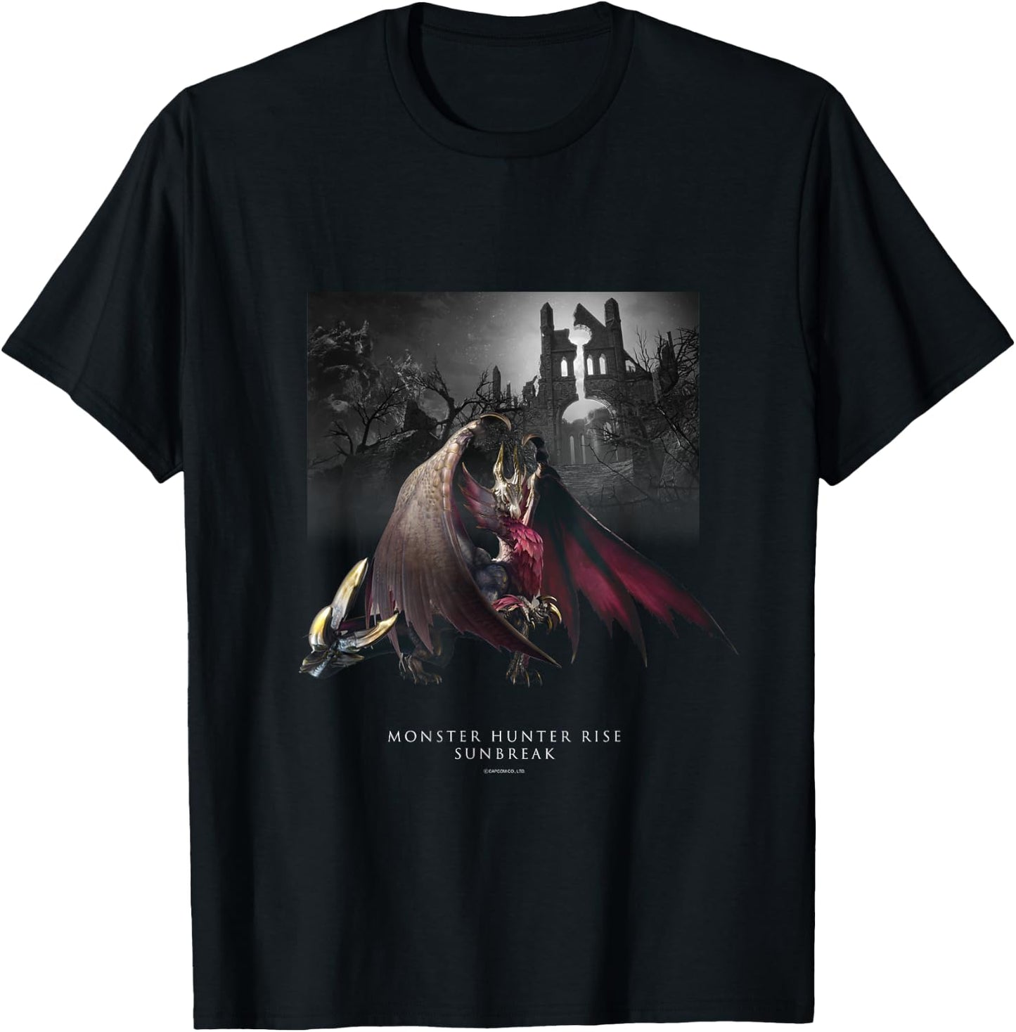 MONSTER HUNTER RISE:SUNBREAK Malzeno T-Shirt - T-Shirt | Black