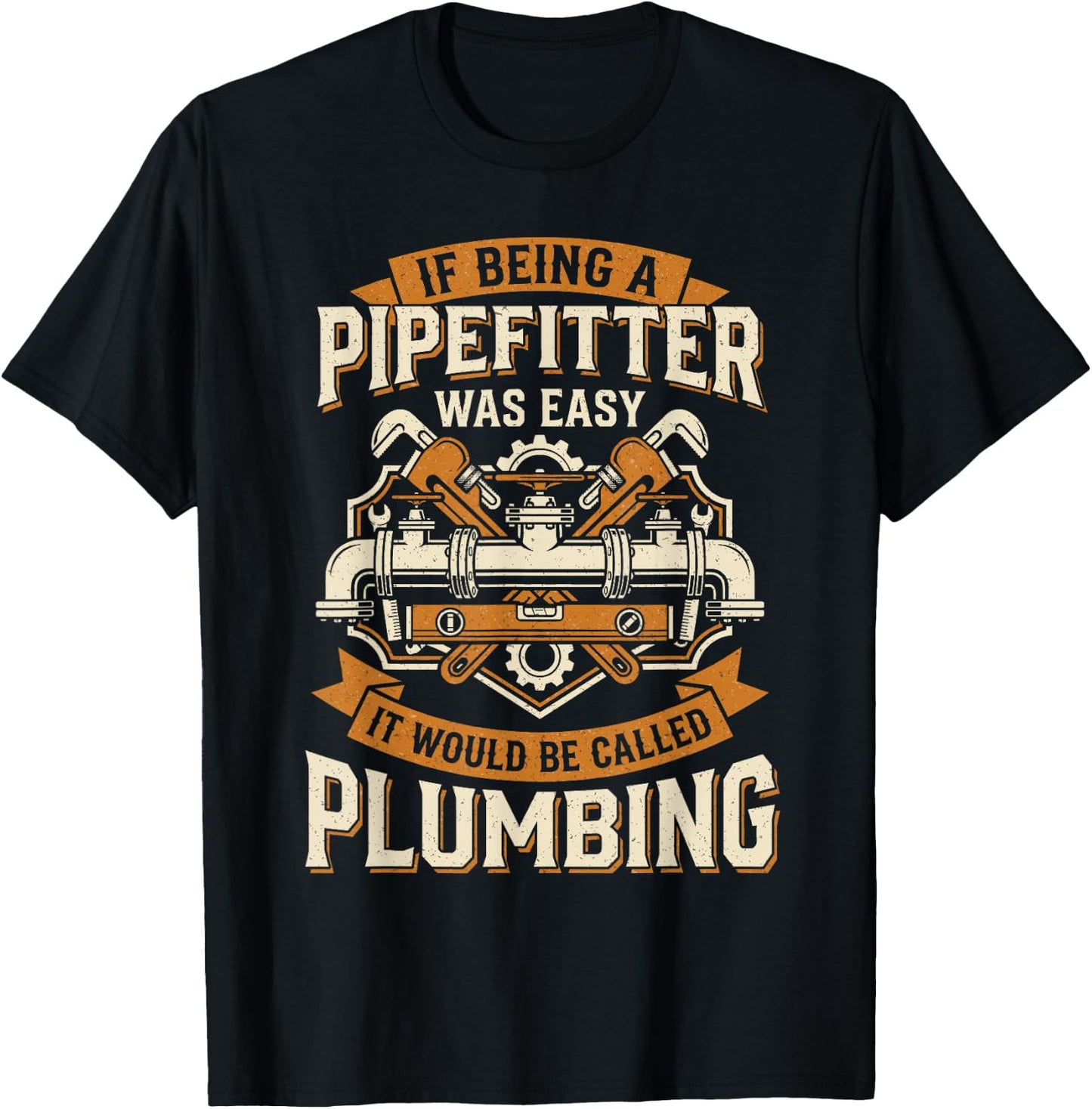 Funny Pipefitter for Pipefitting Pipe Welder T-Shirt - T-Shirt | Black
