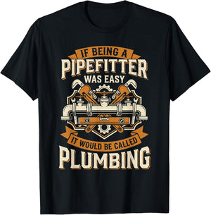 Funny Pipefitter for Pipefitting Pipe Welder T-Shirt - T-Shirt | Black