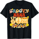 Groovy Nana Retro Matching Family Baby Shower Mother's Day T-Shirt - T-Shirt | Black