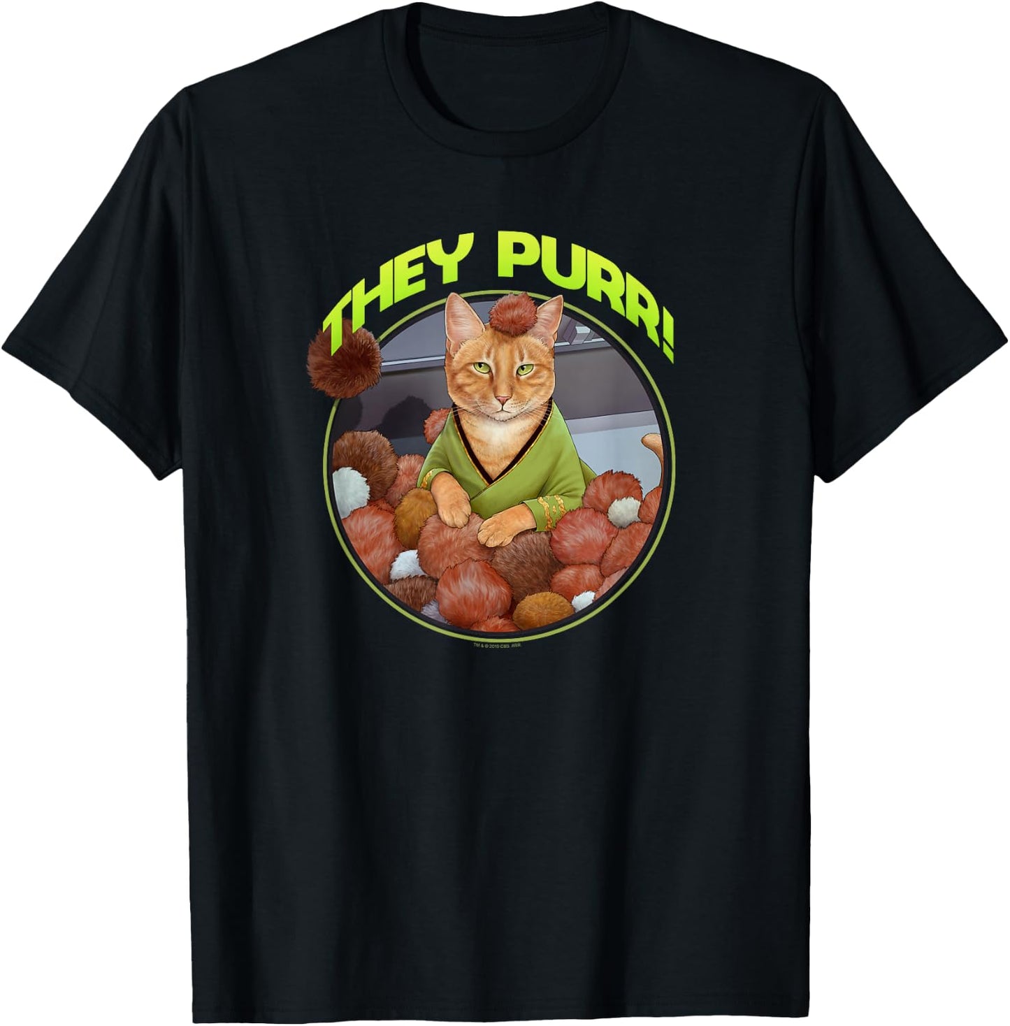 Star Trek They Purr T-Shirt - T-Shirt | Black