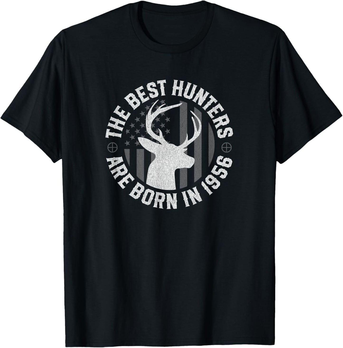 70 Year Old Deer Hunter Hunting 1956 70th Birthday T-Shirt - T-Shirt | Black