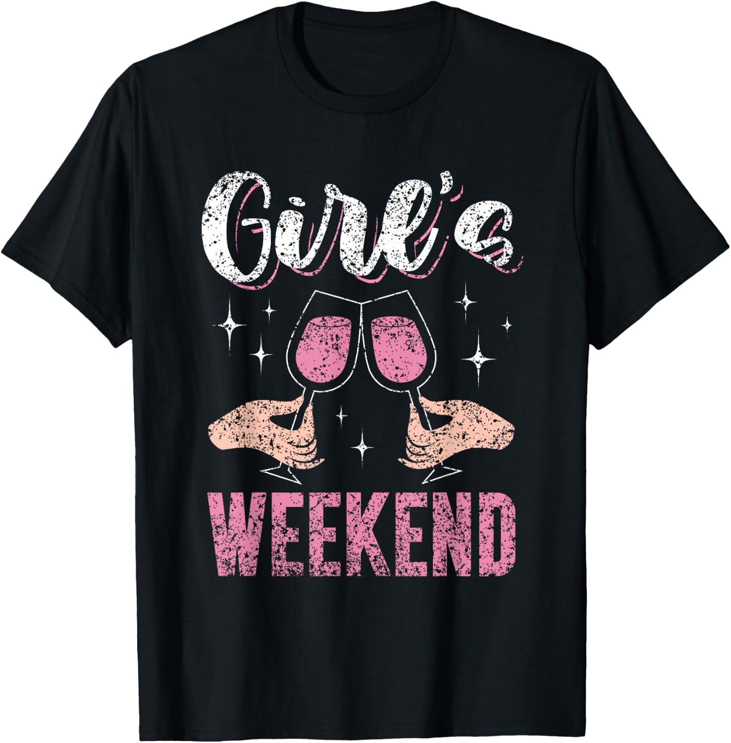Girls' Weekend Cute Girls Trip T-Shirt - T-Shirt | Black
