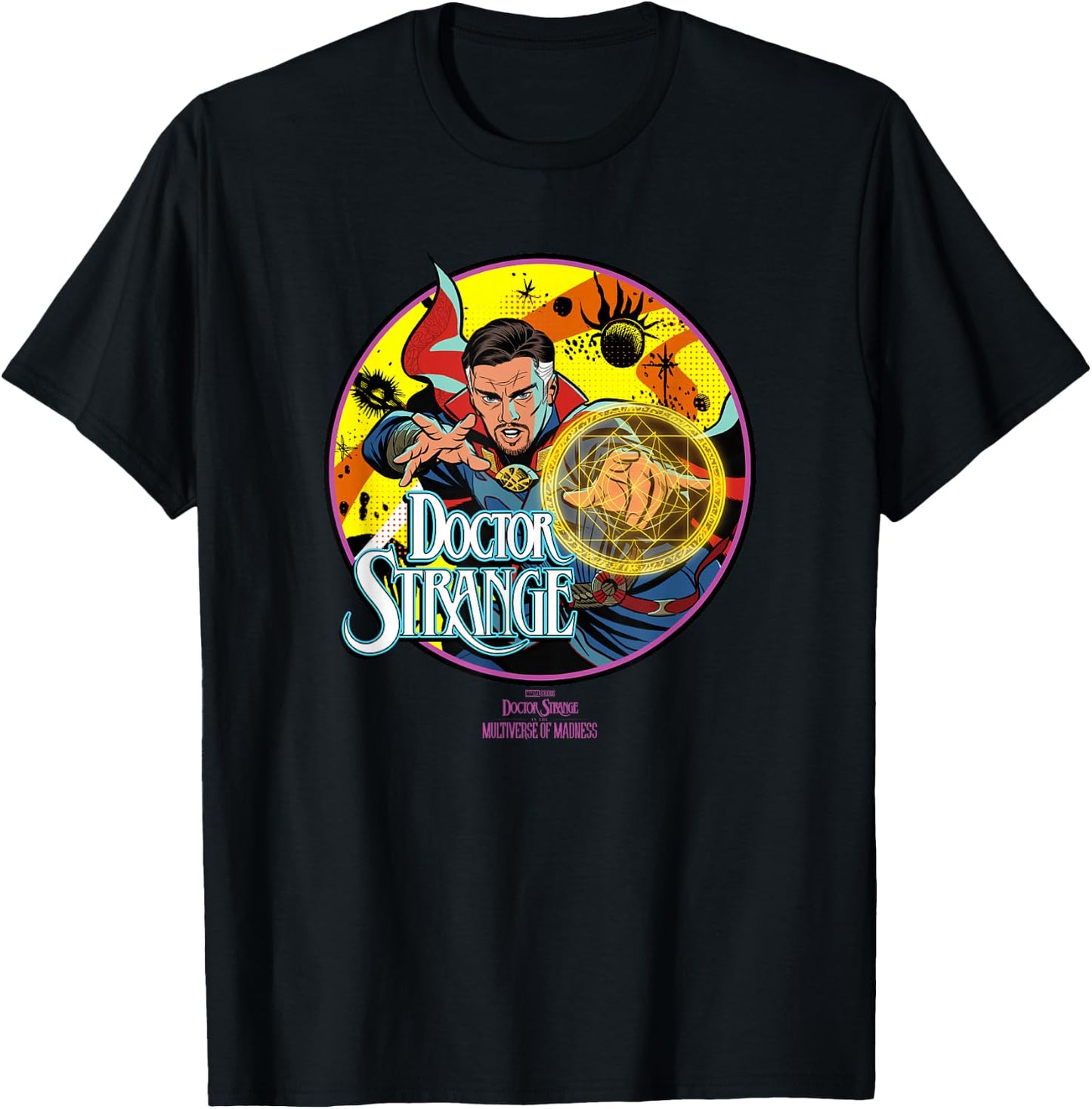 Marvel Doctor Strange in The Multiverse of Madness Comic T-Shirt - T-Shirt | Black