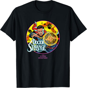 Marvel Doctor Strange in The Multiverse of Madness Comic T-Shirt - T-Shirt | Black