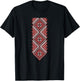 Ukrainian Embroidery Vyshyvanka Print Folk Ethnic Ornament T-Shirt - T-Shirt | Black