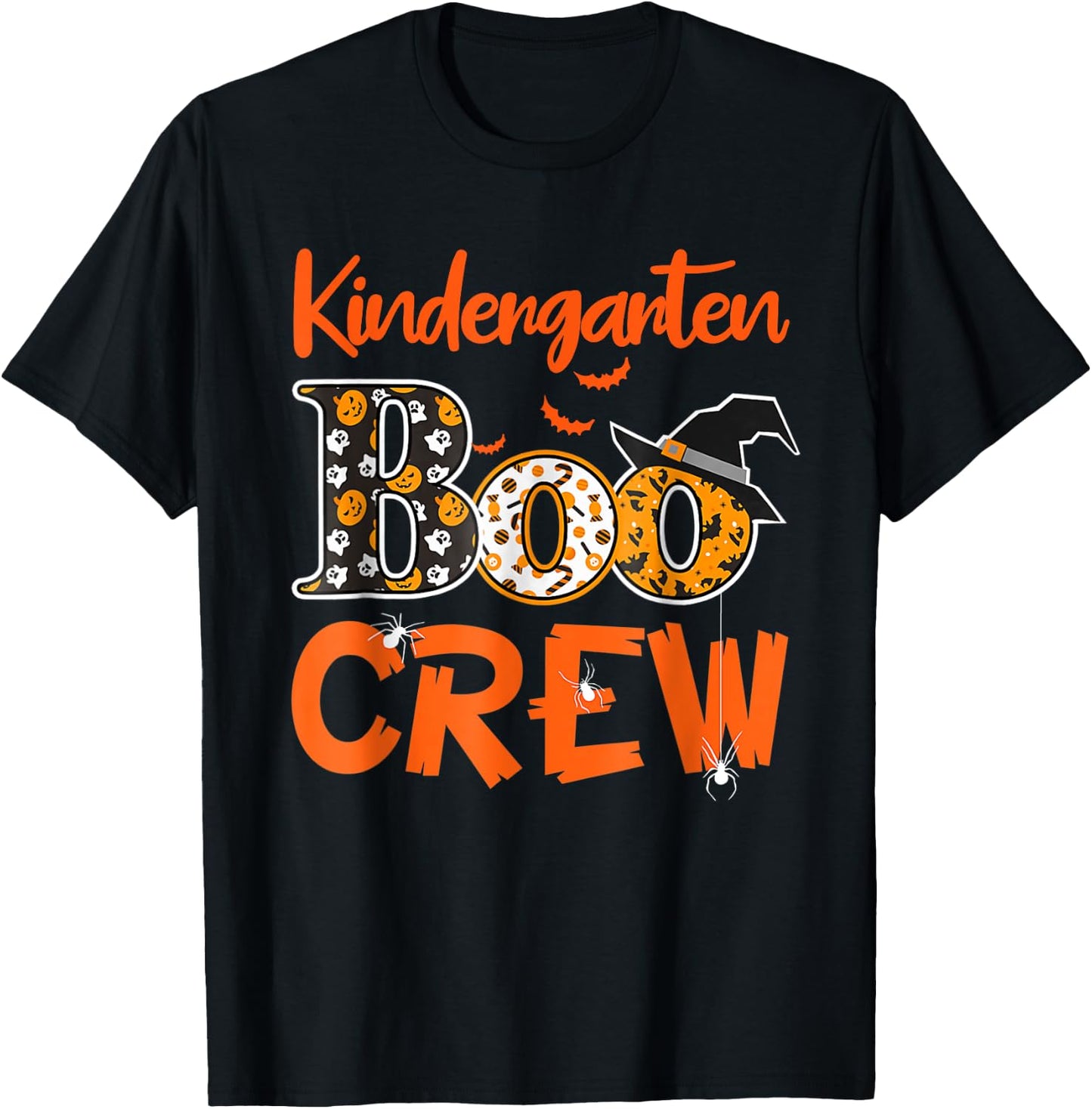 Kindergarten Boo Crew Teachers Students Halloween Costume Women T-Shirt - T-Shirt | Black