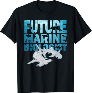 Future Marine Biologist Hammerhead Shark T-Shirt - T-Shirt | Black