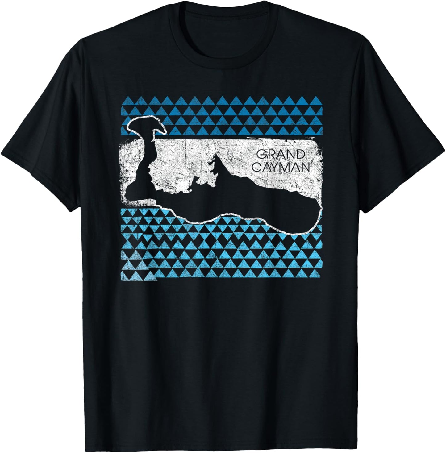 Retro Grand Cayman Islands Beach Cruise Vacation Souvenir T-Shirt - T-Shirt | Black