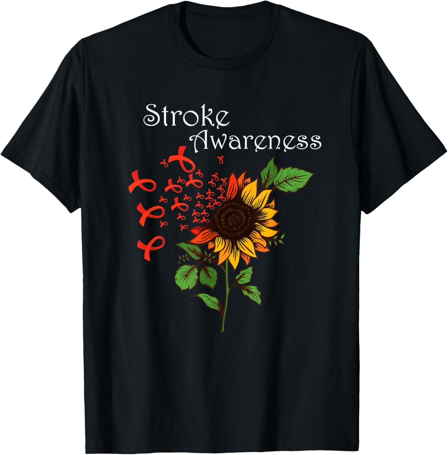 Stroke Awareness Stroke Survivor Stroke design T-Shirt - T-Shirt | Black
