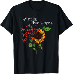 Stroke Awareness Stroke Survivor Stroke design T-Shirt - T-Shirt | Black